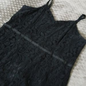 Black lace dress